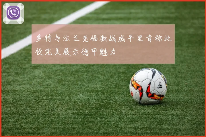 多特与法兰克福激战成平里肯称此役完美展示德甲魅力